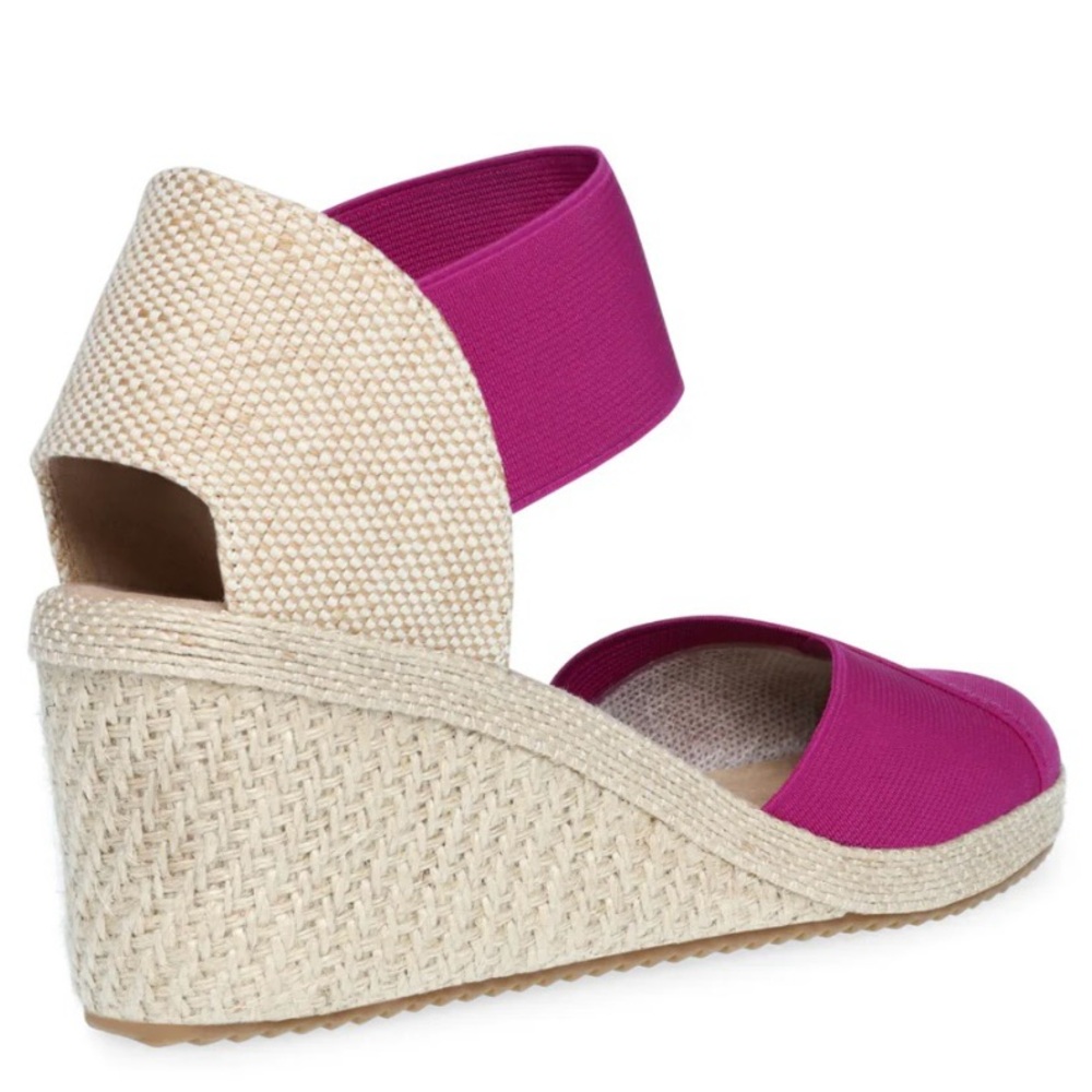 Anne Klein Zoey Round Toe Espadrille Wedge - SIZE 8 - Picture 3 of 8